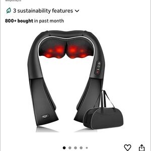 ALLJOY 3D Rotating Shiatsu Neck & Shoulder Massager